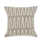 Sadza Batik Lines Pillow Cover - Taupe