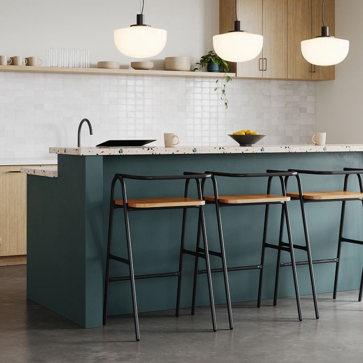 Grand Rapids Chair Half Hurdle Bar Stool West Elm