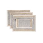 Sustainable Threads Artisan Block-Print Cotton Placemats (Set of 4)