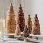 Bottlebrush Tabletop Trees (Set of 6) - Neutral