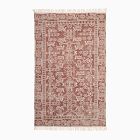 Chip & Dent: Kay Reversible Persian Rug 5x8 Black/Deep Red