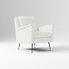 Open Box: Carlo Mid-Century Chair - Metal Legs