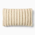 Chunky Cable Lumbar Pillow Cover
