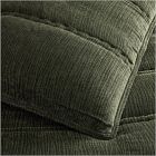 Chenille Linear Comforter &amp; Shams