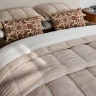 Chenille Linear Comforter &amp; Shams