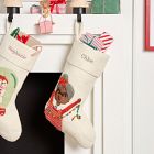 Mrs. Claus Felt Stocking