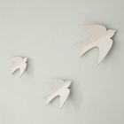 Joseph Altuzarra Mounted Papier-Mache Birds (Set of 3)