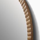 Frida Fluted Wood Floor Mirror