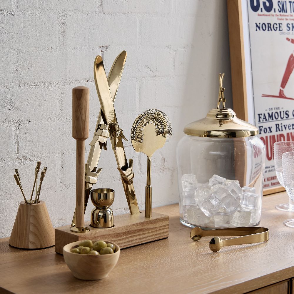 St. Jude Skier Barware Collection