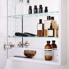 Arched Metal Framed Medicine Cabinet