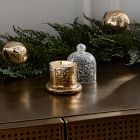 Bronze Shimmer Metallic Cloche Candles - Frozen Pine &amp; Cedarwood