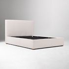 Emmett Nontufted Side Storage Bed - Wood Legs