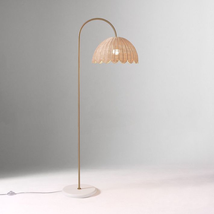 Rattan Bubble Floor Lamp (60