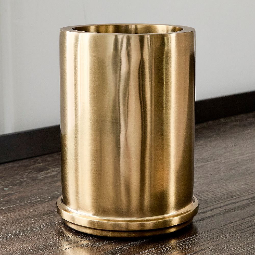 Archer Stainless Steel Wine Chiller - Brass