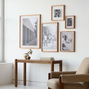 Floating Wood Gallery Frames - Modern Art Display | West Elm
