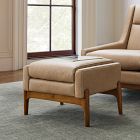 Hank Leather Ottoman