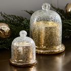 Bronze Shimmer Metallic Cloche Candles - Frozen Pine &amp; Cedarwood