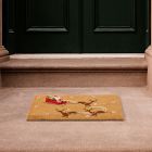 Light-Up Santa's Sleigh Doormat