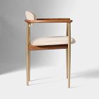 Edison Dining Arm Chair - Metal Legs