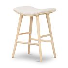 Oak Wood Saddle Bar &amp; Counter Stools
