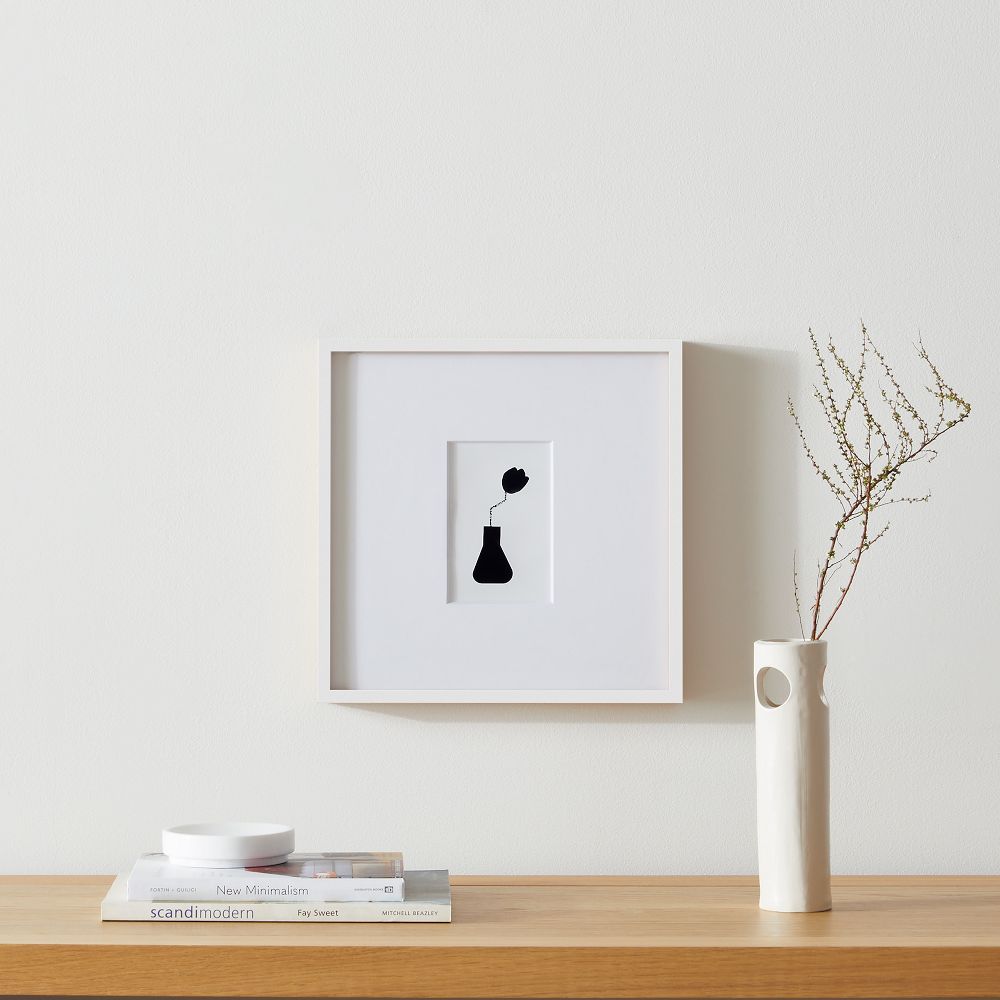 Multi-Mat Wood Gallery Frames - White 12x12