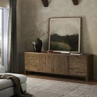 Zelina Oak Media Console (78")
