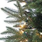 Pre-Lit Faux Natural Cut Narrow Lincoln Pine Tree