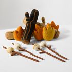 Felt Campfire &amp; Roasted Marshmallows