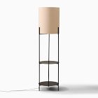 Metal Shelf Floor Lamp (62")