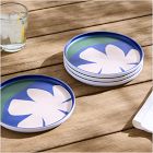 Modern Melamine Printed Outdoor Salad Plate Sets