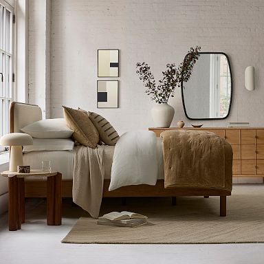 Chenille Tack Stitch Quilt & Shams