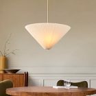 Pierce &amp; Ward Pleated Pendant (25")