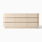 Solstice Painted Raffia 9-Drawer Dresser (76&quot;)