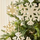 Felt Snowflake Ornaments (Set of 8)