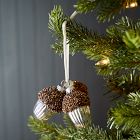 Glass Acorns Ornament