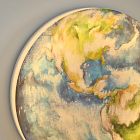 Lit Acrylic Earth Light