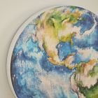 Lit Acrylic Earth Light