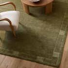 Pierce &amp; Ward Deco Border Handwoven Wool Rug