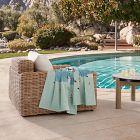 Pool Scene Beach Towel