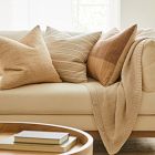 Silk Stripe Pillow Cover