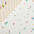 Surf Shack Crib Fitted Sheet
