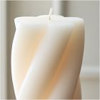 Chunky Twist Pillar Candles