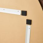 Pierce &amp; Ward Faceted Oval Wall Mirror