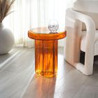 Jazzlyn Glass Side Table (15&quot;)