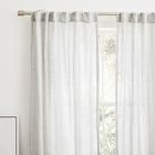 Oversized Adjustable Curtain Rod w/ Cylinder Finials - Brushed Nickel