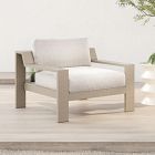Angled Arm Outdoor Chair