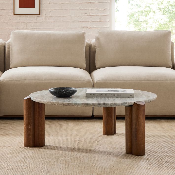 ノットアンティークス　MARBLE COFFEE TABLE Lorraine Marble Coffee Table (36