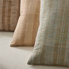 Silk Wide Stripe Pillow Cover