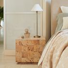 Volume Square Side Table (20&quot;) - Burl