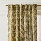 Pierce &amp; Ward Floral Lattice Curtain